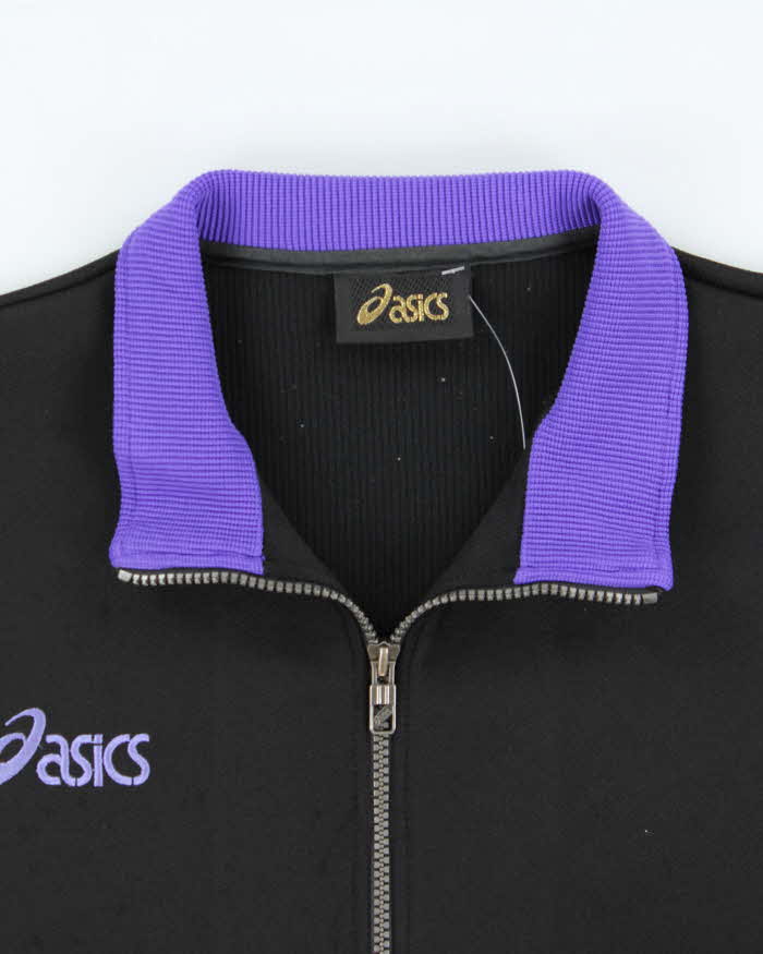 Vintage 1980s Asics Japan World Performance Track Bomber Jacket - S
