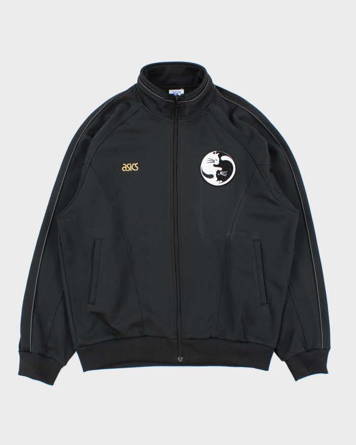 Vintage 1990s Asics Japan Kitty Patch Track Jacket - M