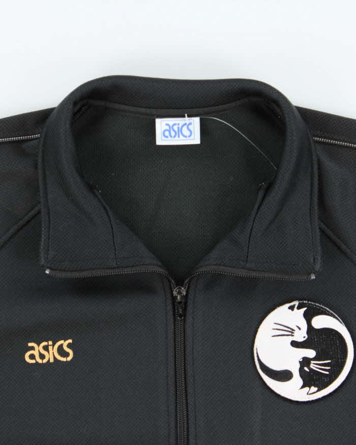 Vintage 1990s Asics Japan Kitty Patch Track Jacket - M