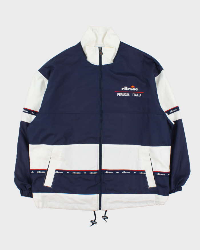 Vintage 1990s Ellesse Japan Soft Shell Windbreaker Jacket - M