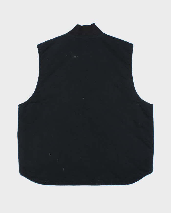 Vintage Carhartt VO1 Arctic Quilt Duck Canvas Distressed Workwear Gilet - XL