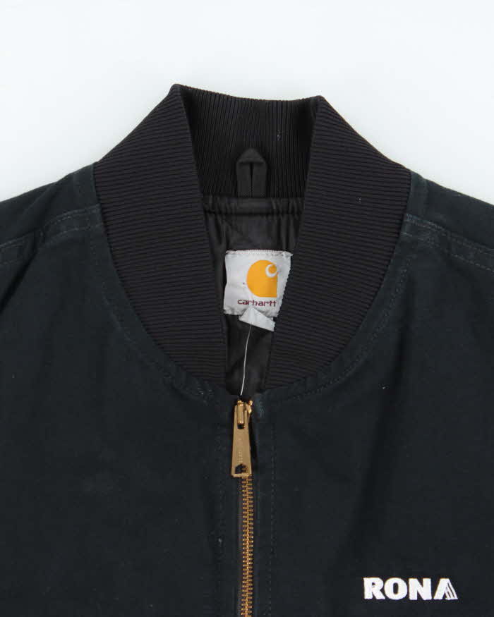 Vintage Carhartt VO1 Arctic Quilt Duck Canvas Distressed Workwear Gilet - XL