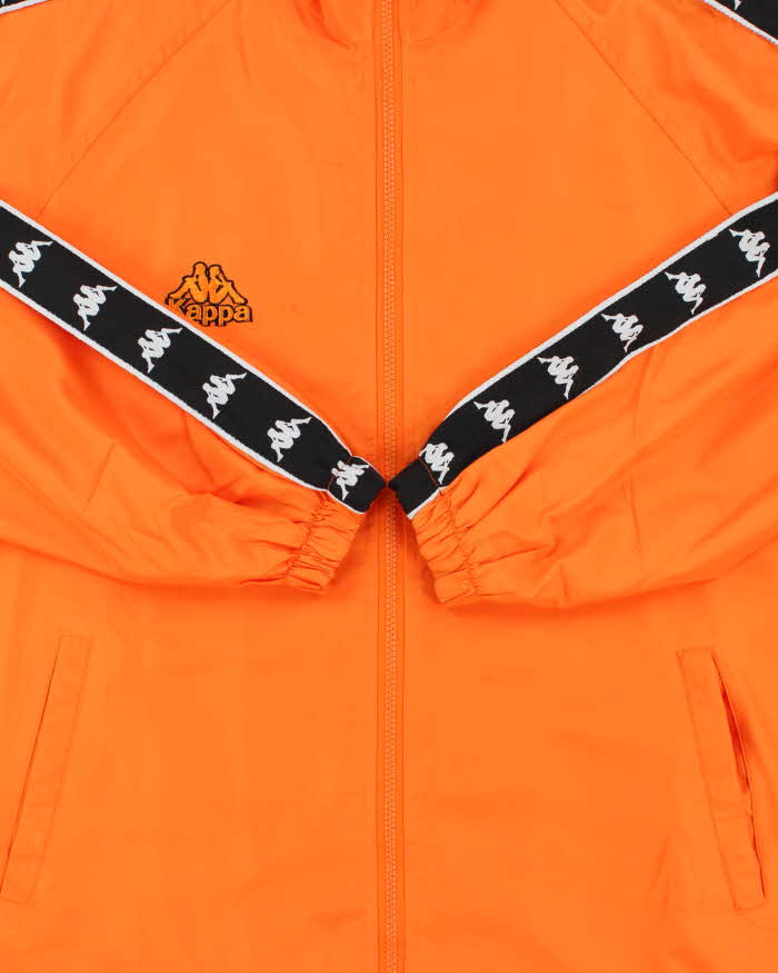 Vintage 1990s Kappa Embroidered Spell Out Soft Shell Windbreaker Jacket - L