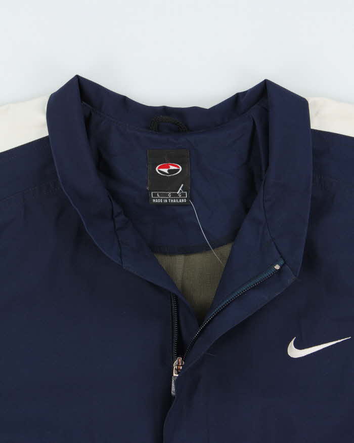 Vintage Y2K 00s Nike Fit Tiger Woods Slam Soft Shell Windbreaker Pullover Jacket - L