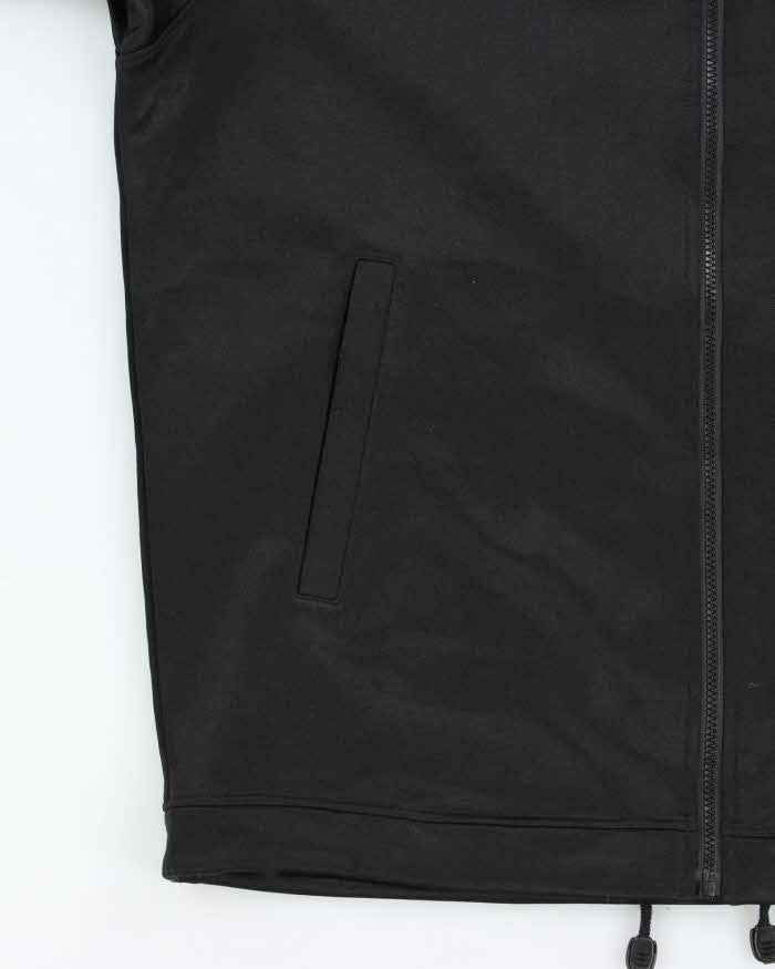 Vintage 1990s Kappa Black Classic Logo Track Jacket - M