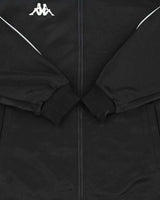 Vintage 1990s Kappa Black Classic Logo Track Jacket - M