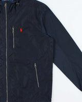 Vintage Polo Ralph Lauren Soft Shell Hooded Windbreaker Jacket - L