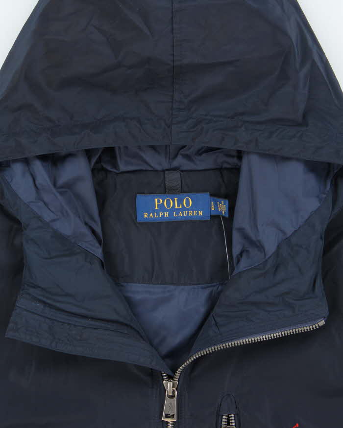 Vintage Polo Ralph Lauren Soft Shell Hooded Windbreaker Jacket - L