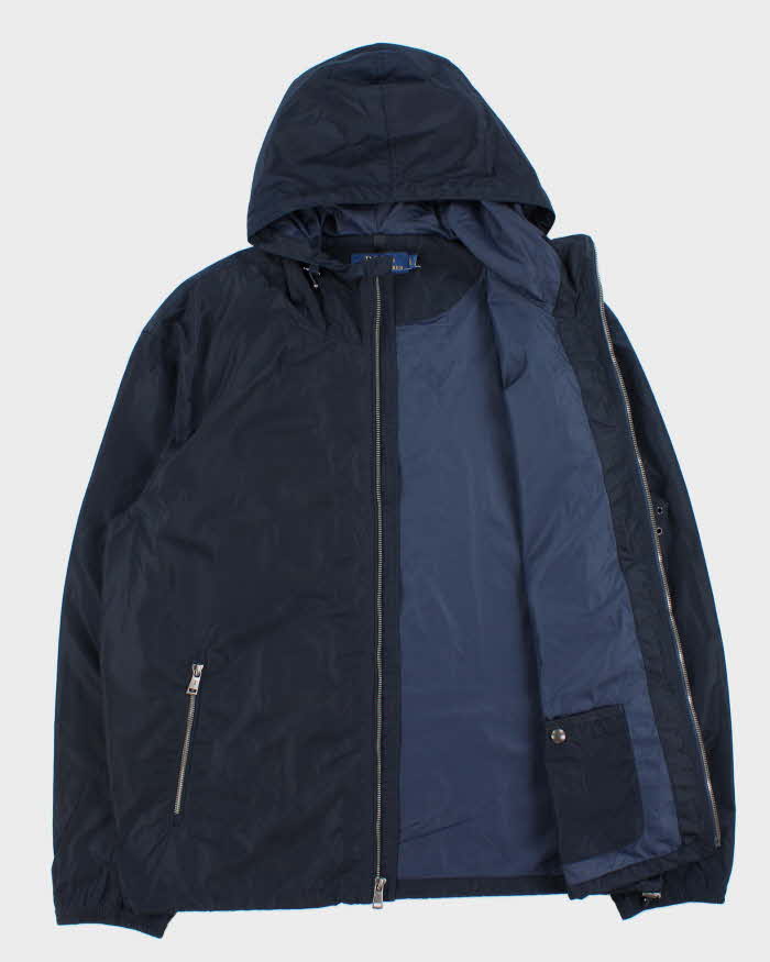Vintage Polo Ralph Lauren Soft Shell Hooded Windbreaker Jacket - L