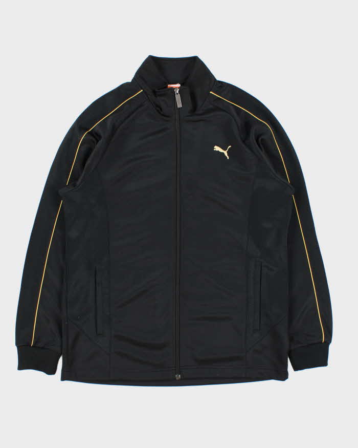 Vintage Y2K 00s Puma Black Classic Track Jacket - M