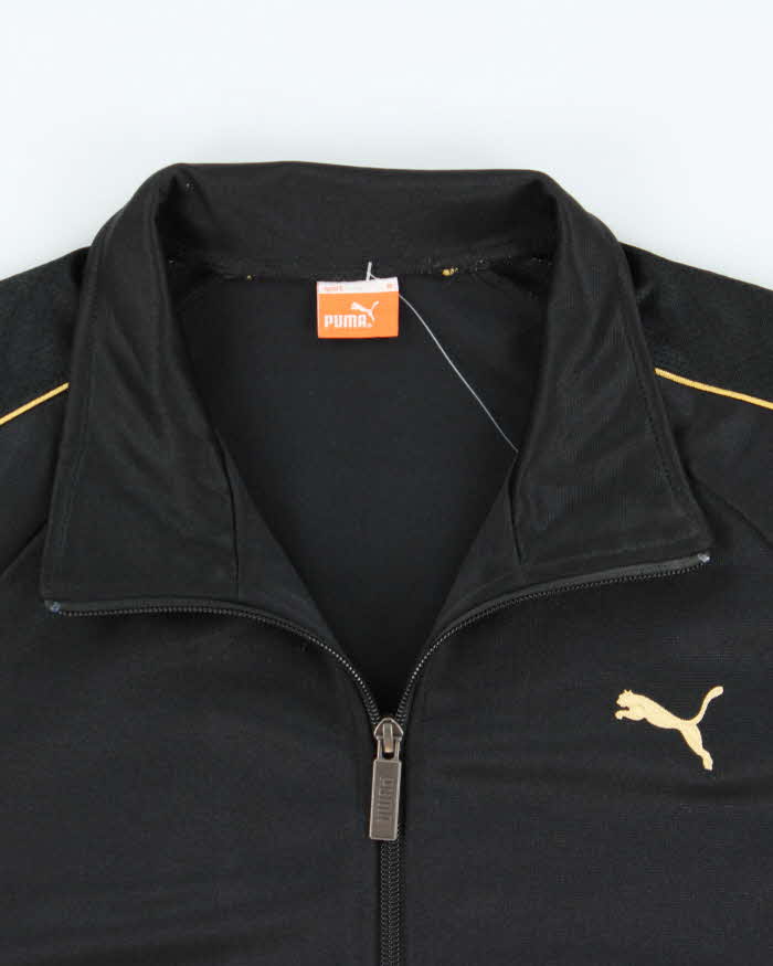 Vintage Y2K 00s Puma Black Classic Track Jacket - M
