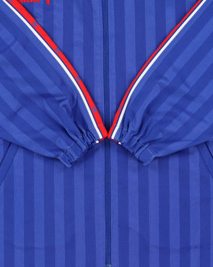 Vintage 1990s Puma Striped Reverse Spell Out Football Track Jacket - XL