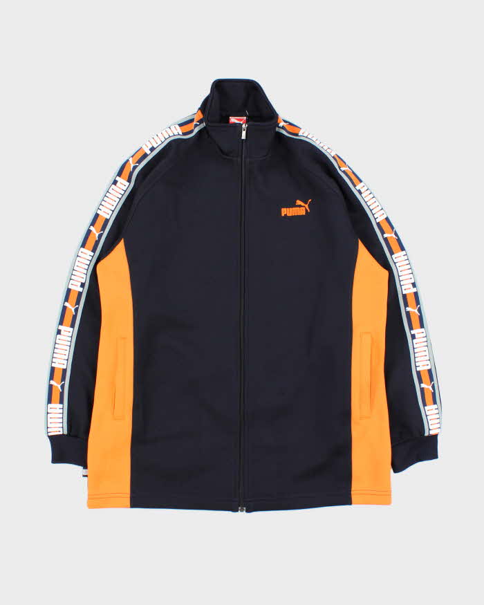 Vintage Y2K 00s Puma Reverse Spell Out Track Jacket - S