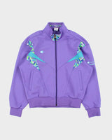 Vintage 1980s Champion Japan Patterned Boxy Track Jacket - M