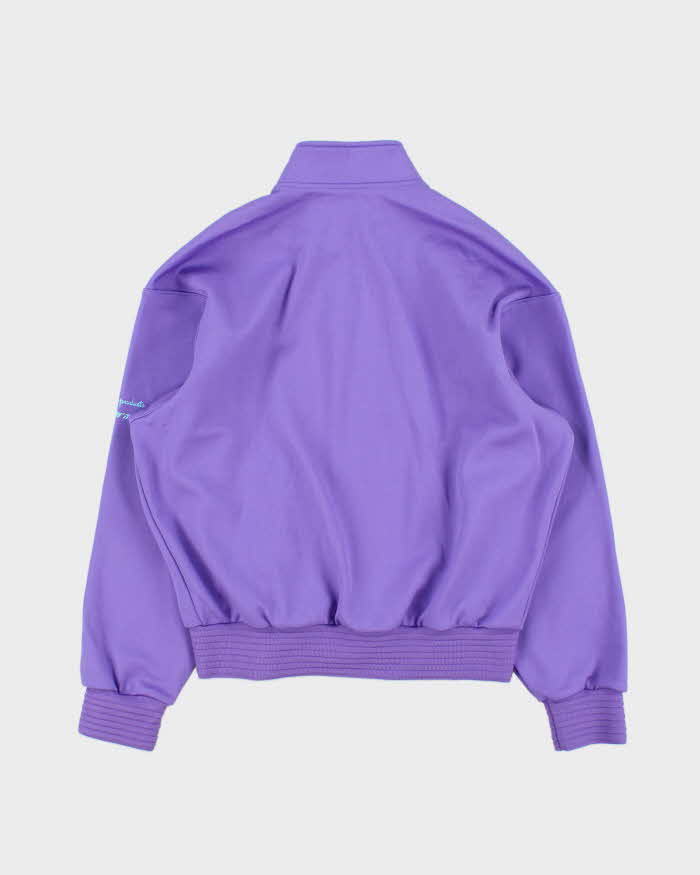 Vintage 1980s Champion Japan Patterned Boxy Track Jacket - M