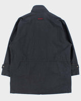 Vintage 1990s Burberry Polycotton Canvas Nova Check Lined Waterproof Outdoors Jacket - L