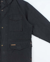Vintage 1990s Burberry Polycotton Canvas Nova Check Lined Waterproof Outdoors Jacket - L