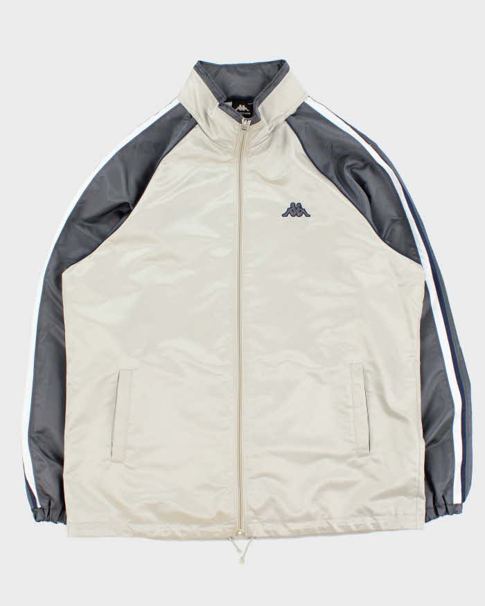Vintage 1990s Kappa Japan Satin Shell Windbreaker Jacket - XL