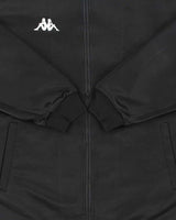 Vintage 1990s Kappa Black Classic Logo Track Jacket - L
