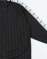Vintage 1990s Puma Striped Reverse Spell Out Football Track Jacket - L