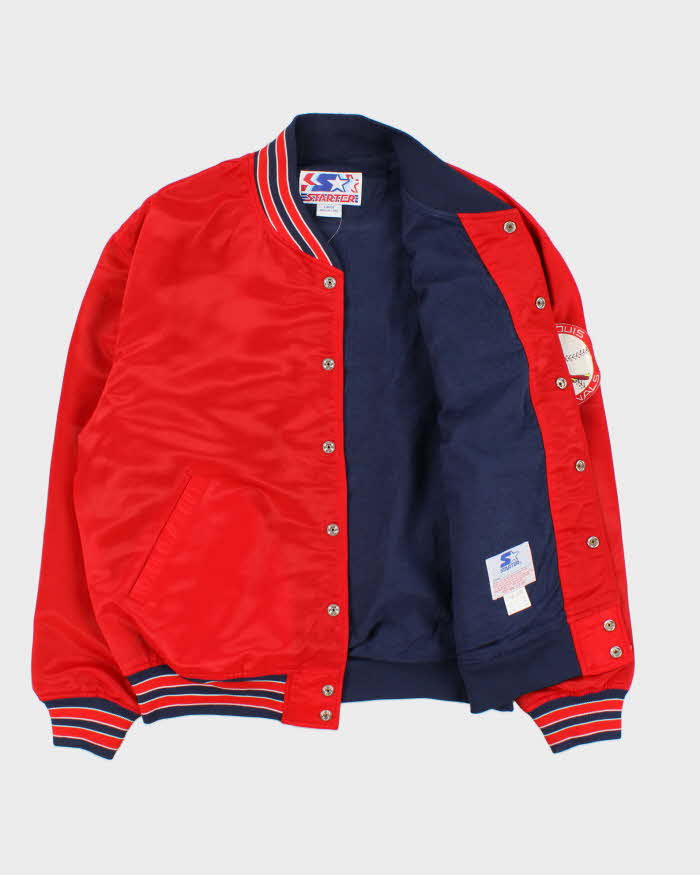 Vintage 1990s Starter St. Louis Cardinals Satin Varsity Baseball Jacket - L