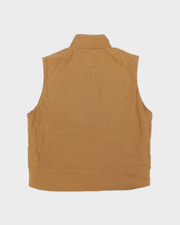 Vintage Y2K 00s Leflah Japan Skatewear Reversible Canvas Gilet  - L