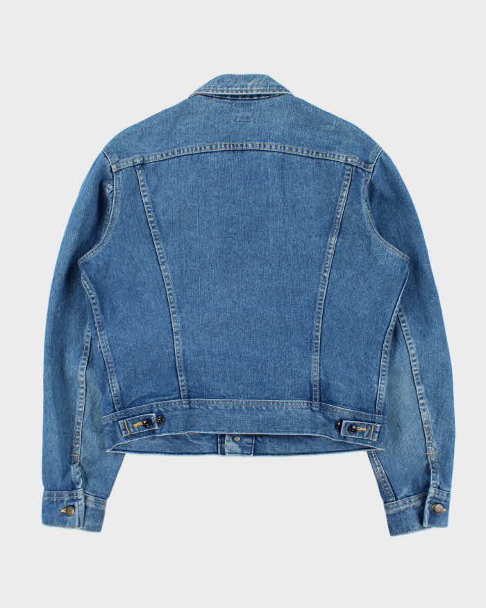 Vintage 1970s Lee Riders Made In USA Denim Trucker Jacket  - L