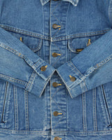 Vintage 1970s Lee Riders Made In USA Denim Trucker Jacket  - L