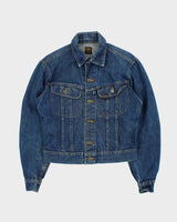 Vintage 1970s Lee Riders Made In Canada Medium Wash Boxy Denim Trucker Jacket  - M