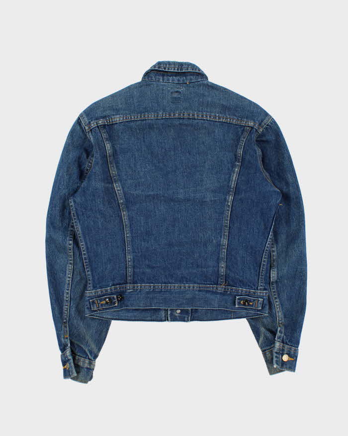 Vintage 1970s Lee Riders Made In Canada Medium Wash Boxy Denim Trucker Jacket  - M