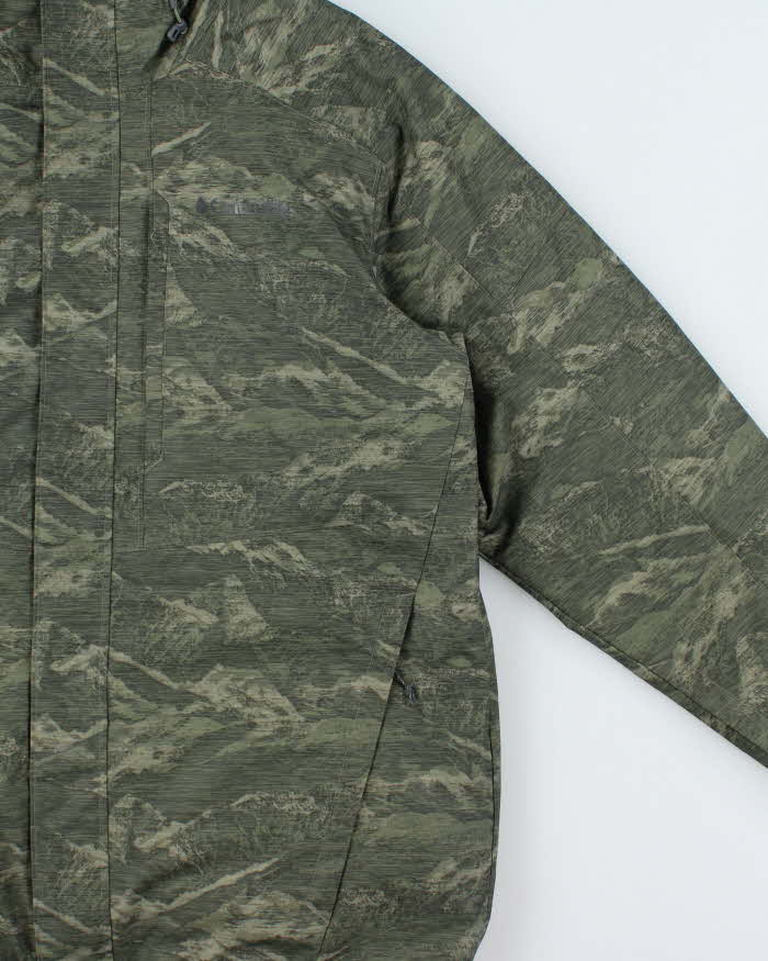 Vintage Columbia Interchange Omni-Heat Tech Camo Mountaineering Puffer Jacket  - L