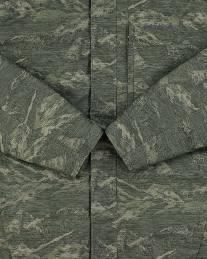 Vintage Columbia Interchange Omni-Heat Tech Camo Mountaineering Puffer Jacket  - L
