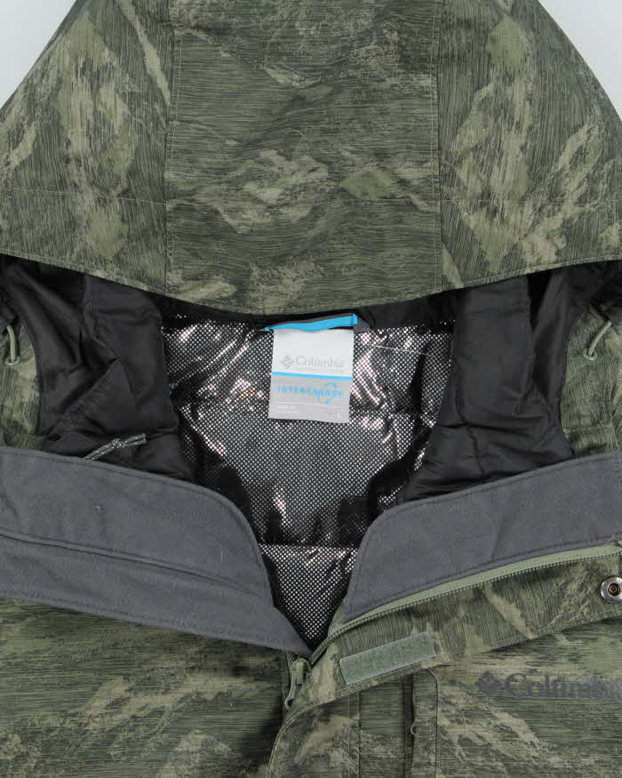 Vintage Columbia Interchange Omni-Heat Tech Camo Mountaineering Puffer Jacket  - L