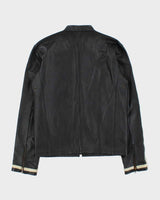 Vintage Y2K 00s Redsquad Cafe Racer Leather Jacket  - XS