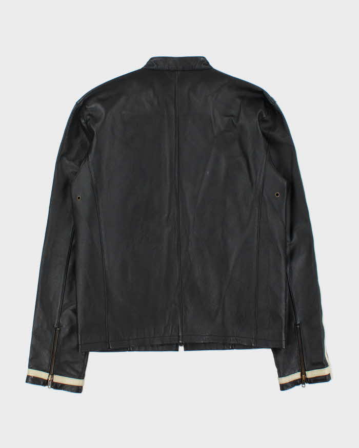 Vintage Y2K 00s Redsquad Cafe Racer Leather Jacket  - XS