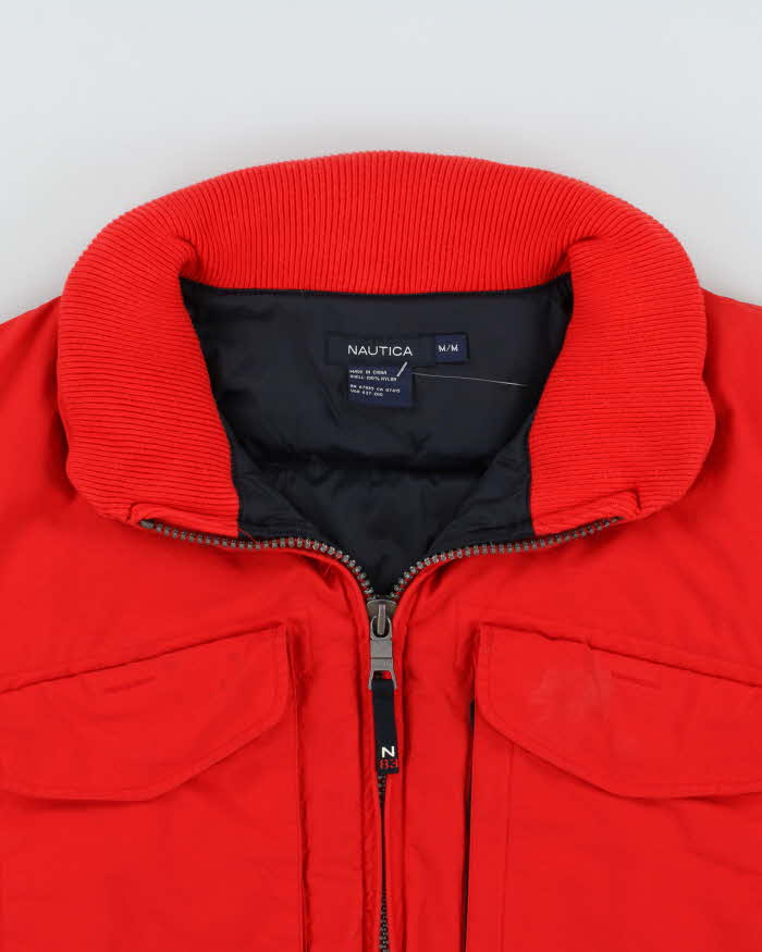 Vintage Y2K 00s Nautica Goose Down Fill Boxy Puffer Jacket - M