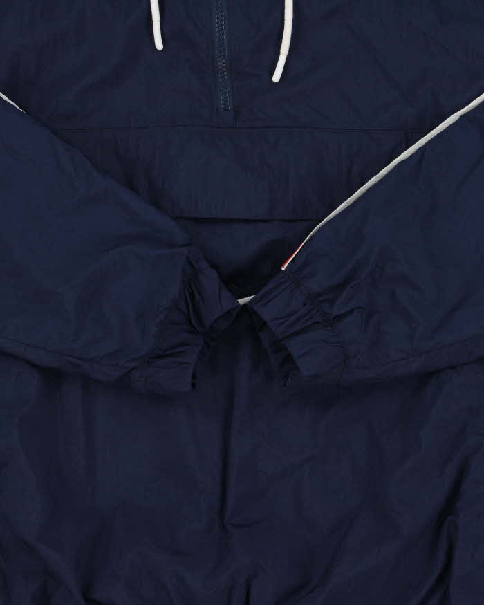 Vintage Nike USA Big Swoosh Hooded Quarter-Zip Windbreaker Jacket - L