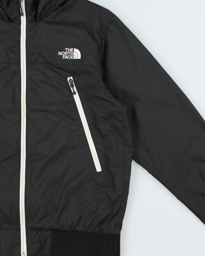 Vintage The North Face Japan Pertex Green Cycle Lightweight Hooded Soft Shell Bomber Jacket - M