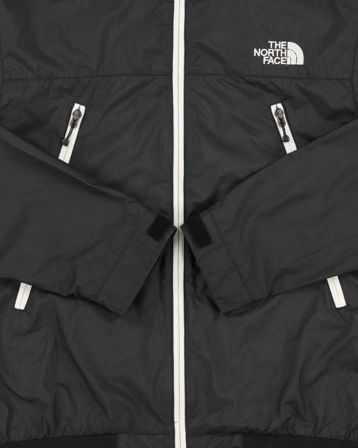 Vintage The North Face Japan Pertex Green Cycle Lightweight Hooded Soft Shell Bomber Jacket - M