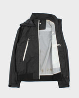 Vintage The North Face Japan Pertex Green Cycle Lightweight Hooded Soft Shell Bomber Jacket - M