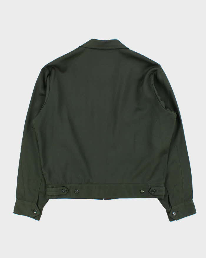 Vintage 1950s Mr-2-Ply Nudelman Bro's Khaki Canvas Gabardine Workwear Jacket - M