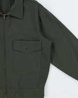 Vintage 1950s Mr-2-Ply Nudelman Bro's Khaki Canvas Gabardine Workwear Jacket - M