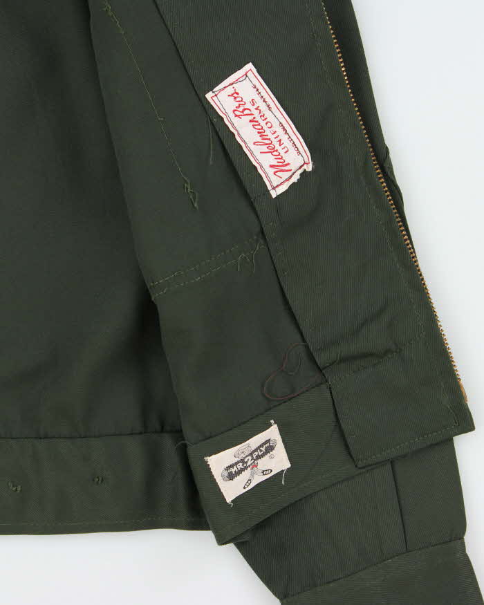 Vintage 1950s Mr-2-Ply Nudelman Bro's Khaki Canvas Gabardine Workwear Jacket - M