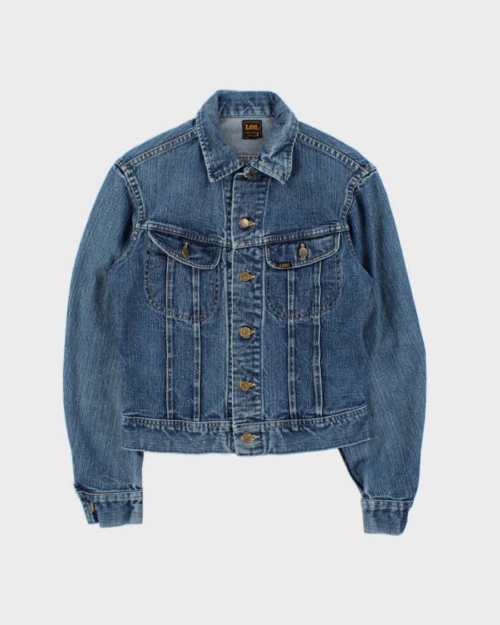 Vintage 1970s Lee Riders Made In USA Denim Trucker Jacket - S