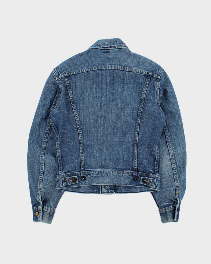 Vintage 1970s Lee Riders Made In USA Denim Trucker Jacket - S