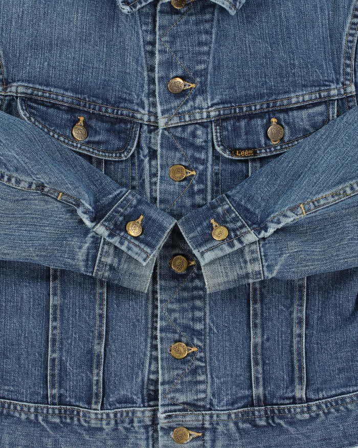Vintage 1970s Lee Riders Made In USA Denim Trucker Jacket - S