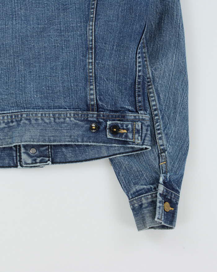 Vintage 1970s Lee Riders Made In USA Denim Trucker Jacket - S