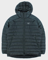 2020 Arc'teryx 'Cerium LT Hoody' Teal Goose Down Lightweight Puffer Jacket - XL