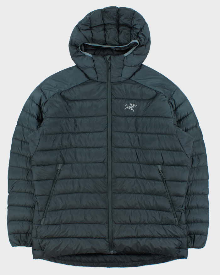 2020 Arc'teryx 'Cerium LT Hoody' Teal Goose Down Lightweight Puffer Jacket - XL