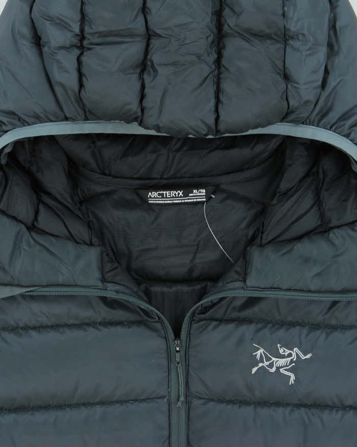 2020 Arc'teryx 'Cerium LT Hoody' Teal Goose Down Lightweight Puffer Jacket - XL